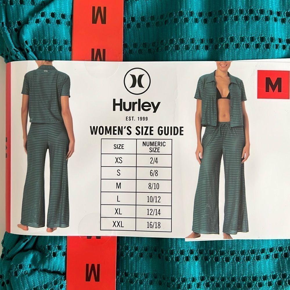Hurley Women’s Swim 2-Piece Cover-Up Set Crochet